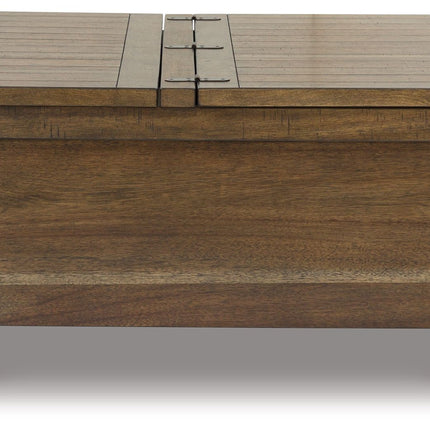 Moriville - Lift Top Cocktail Table - Grayish Brown