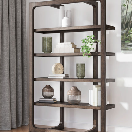 Breckington - Bookcase - Dark Brown