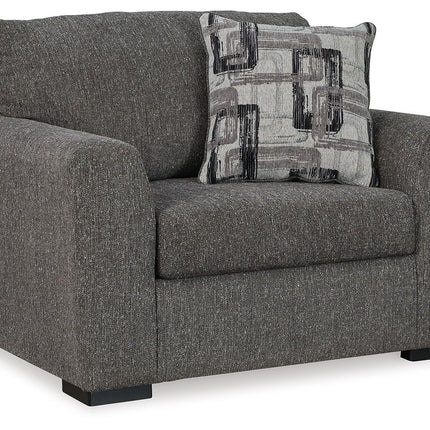 Gardiner - 2 Pc. - Chair And A Half, Ottoman - Pewter