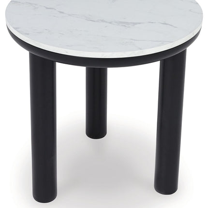Xandrum - Occasional Table Set (Set of 3) - Black / White