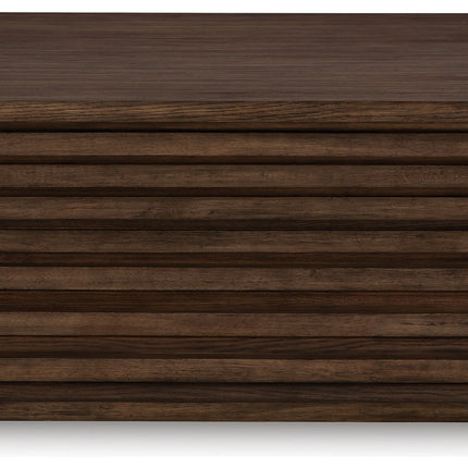 Hannodream - Square Cocktail Table - Warm Brown