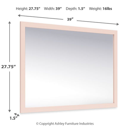 Wistenpine - Bedroom Mirror - Blush