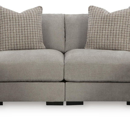 Aslan Court - 4-Piece Sofa Pit Sectional - Pebble