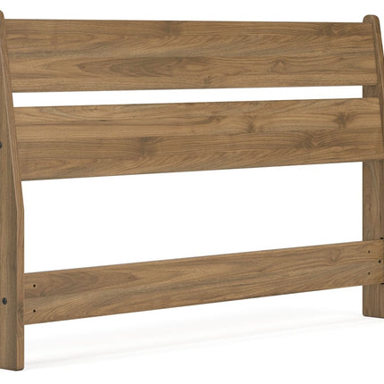 Deanlow - Full Panel Headboard - Honey