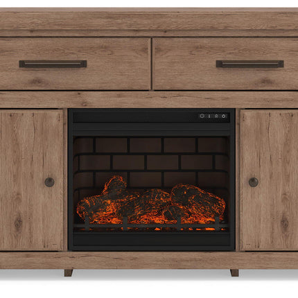 Garistyn - TV Stand With Fireplace Option