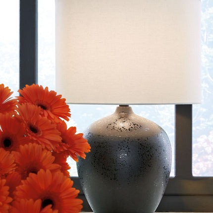 Ladstow - Ceramic Table Lamp  - Black