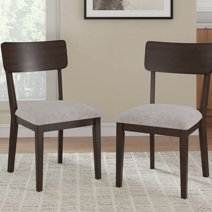 Mallenette - Dining Upholstered Side Chair (Set of 2) - Merlot