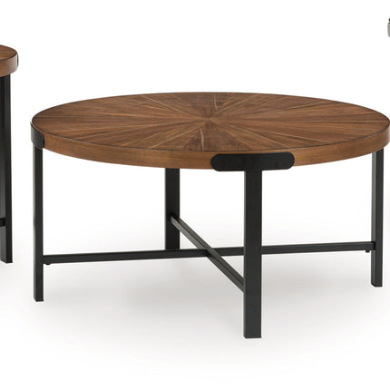 Crosstrail - Occasional Table Set (Set of 3) - Brown