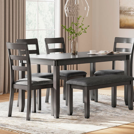 Bridson - RECT DRM Table Set (Set of 6) - Gray