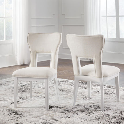 Chalanna - Dining Upholstered Side Chair (Set of 2) - White