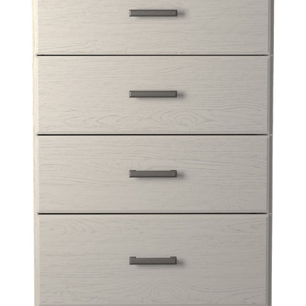 Stelsie - Four Drawer Chest - White