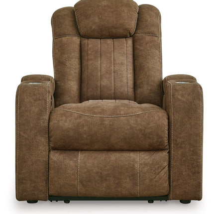 Wolfridge - Power Recliner/Adj Headrest - Brindle
