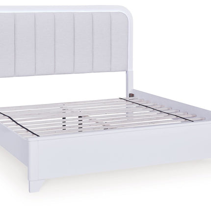 Jarlee - Upholstered Panel Bed