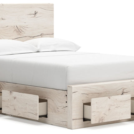 Lawroy - Panel Bed With Storage