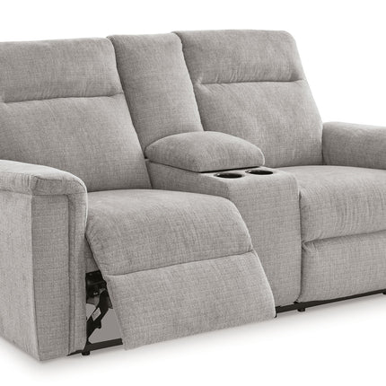 Barnsana - Dbl Power Reclining Loveseat With Console
