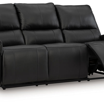 Glossmore - Reclining Sofa - Black
