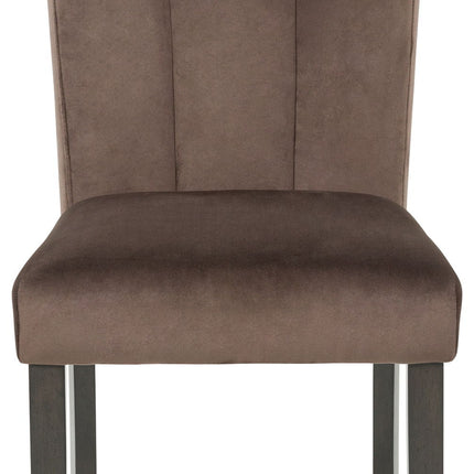 Jeshina - Dining Upholstered Side Chair (Set of 2) - Mocha