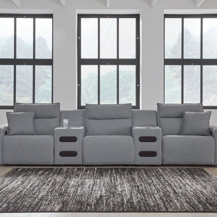 Modmax II - Reclining Sectional - Salt And Pepper