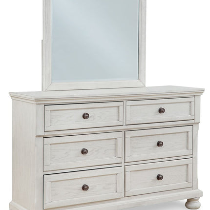Robbinsdale - Dresser, Mirror - Youth - Antique White