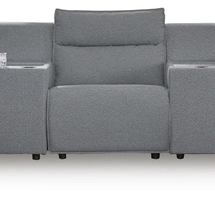 Modmax II - Reclining Sectional - Salt And Pepper