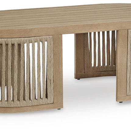 Serena Shores - Rectangular Cocktail Table - Beige