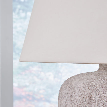 Danry - Metal Table Lamp - Distressed Cream