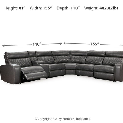 Samperstone - Power Reclining Sectional