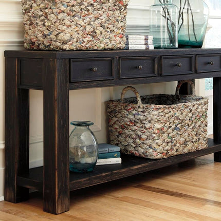 Gavelston - Sofa Table - Black