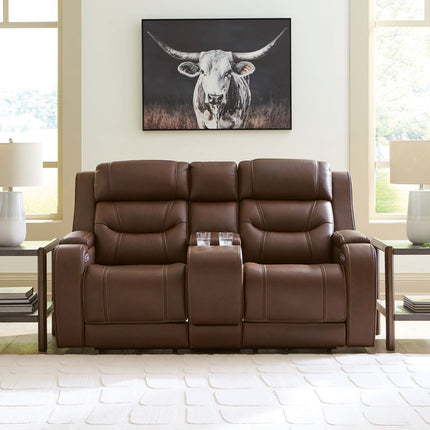 Knightington - Power Reclining Loveseat With Audio Seating