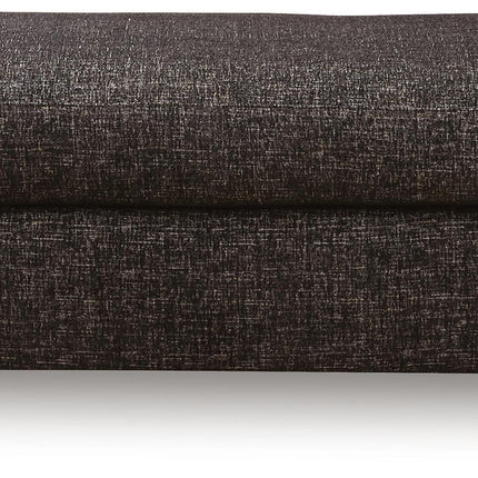 Lentiz - Oversized Accent Ottoman - Onyx
