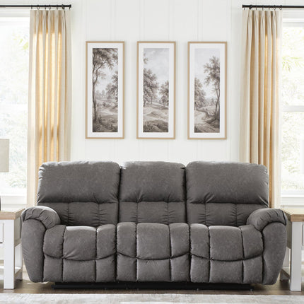 Bakerstein - Power Reclining Sofa With Adjustable Headrest - Galaxy