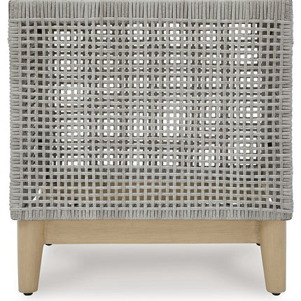 Seton Creek - Square End Table - Gray