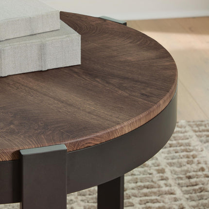 Horizon Hills - Occasional Table Set (Set of 3) - Brown / Black