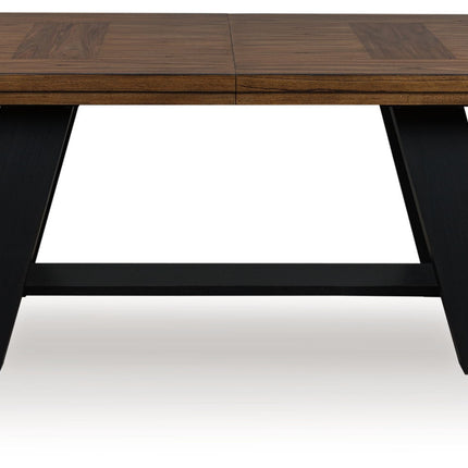 Greddinton - Dining Extension Table - Brown / Black