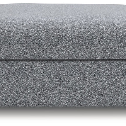 Bealton - Oversized Accent Ottoman - Salt And Pepper