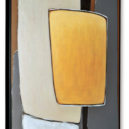 Actman - Wall Art - Cream / Brown / Gray
