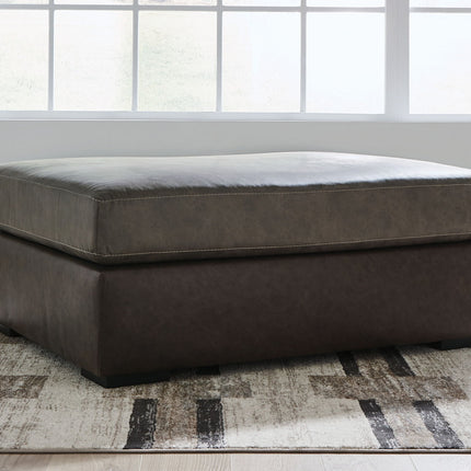 Castille Way - Oversized Accent Ottoman - Fossil