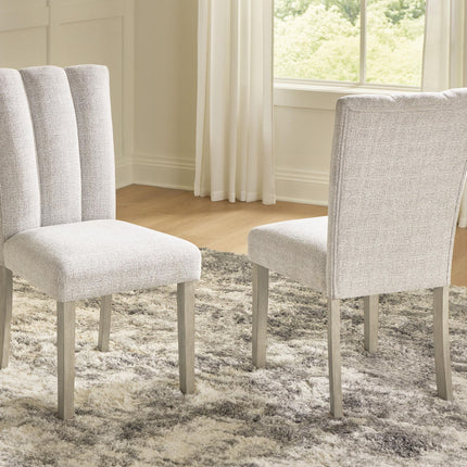 Larawyn - Dining Upholstered Side Chair (Set of 2) - Bisque