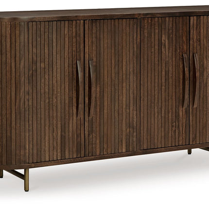 Amickly - Accent Cabinet - Dark Brown