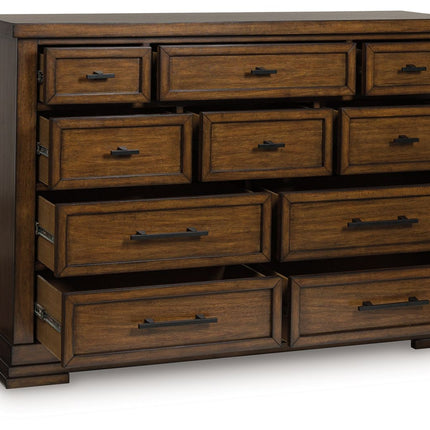 Taffenbrook - Dresser - Medium Brown