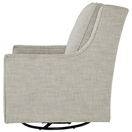 Kambria - Swivel Glider Accent Chair - Fog