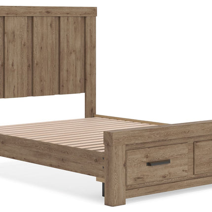 Oliandon - Panel Storage Bed