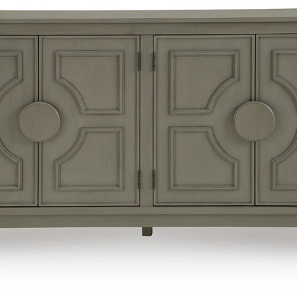 Darlock - Accent Cabinet - Warm Gray