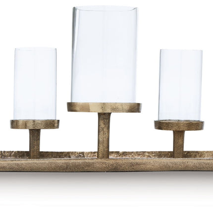 Wallmond - Candle Holder - Antique Brass Finish