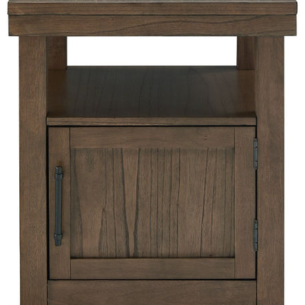 Boardernest - Rectangular End Table - Brown