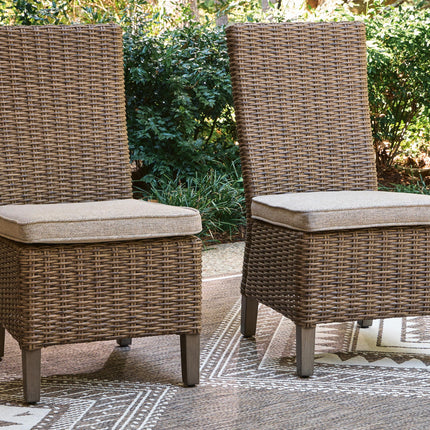 Laguna Heights - Side Chair With Cushion (Set of 2) - Beige