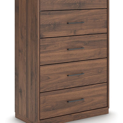 Fortlorn - Five Drawer Chest - Walnut Brown