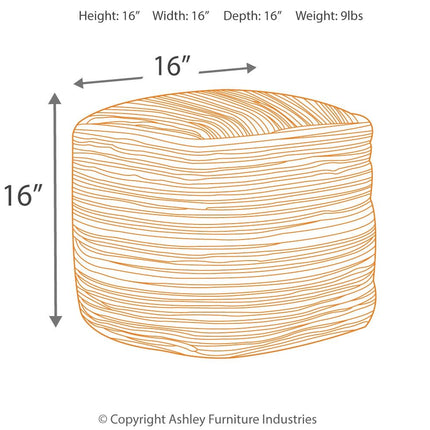 Absalom - Pouf - Denim