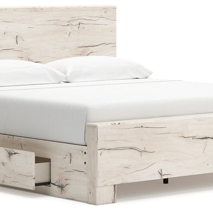 Lawroy - Panel Bed With Storage