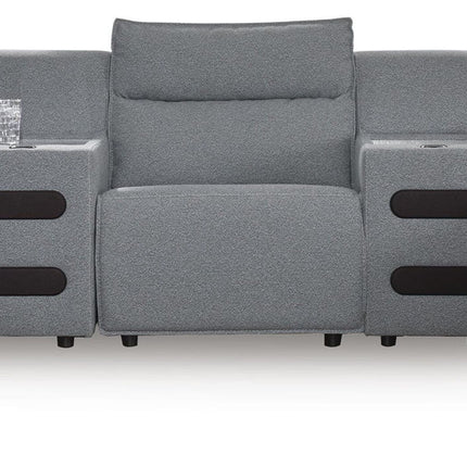 Modmax II - Reclining Sectional - Salt And Pepper